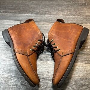 Vintage Gokey company Brown Leather Ankle Boots men’s 9 (s21)